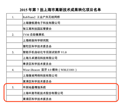 華測北斗地基增強(qiáng)系統(tǒng)獲上海高新技術(shù)項目認(rèn)定 技術(shù)實力與本地服務(wù)雙輪驅(qū)動